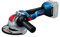 Bosch Professional 18V System Akku Winkelschleifer GWX 18V-10 mit X-LOCK (Scheiben-Ø: 125mm, inkl. 2x Akku GBA 18V 5.0Ah, Schnellladegerät GAL 1880 CV, Schutzhaube, Zusatzhandgriff, Einlage, L-BOXX)