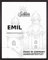 Schloss BILDERRAHMEN Emil 30x80 cm, Schattenfugenrahmen Dekor Schwarz