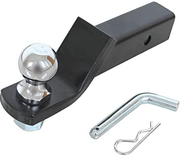 MAXXHAUL 50547 Anhängerkupplung mit 5,1 cm Kugel und Stift, passend für 5,1 cm Empfänger, 5,1 cm Länge, 3,4 kg Kapazität