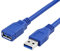 Blue USB 3.0 Male to Female Extension Cable (2 Metres, Blue)