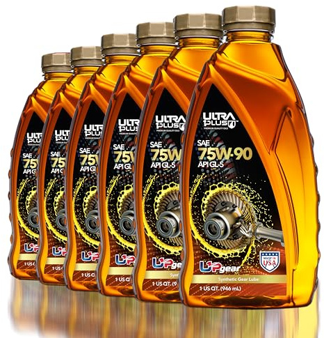 ULTRA 1PLUS SAE 75W-90 Synthetic Gear Oil API GL-5 - Transmission and Differential Fluid (6 QTS)