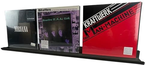 7even Acryl Design Vinyl & Picture Gallery Board 100cm / Regal für z.b. Schallplatten (schwarz)