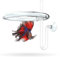 Invisible Feeding Ring (Customizable and Auto-Leveling) Food Portal for Floating Plant Aquariums and Fish Tanks (Two-Pack)