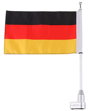 zalati Goldwing Gl1500 Motorrad-Flaggenmast aus Metall mit Gepäckträgerhalterung – Deutscher Stil
