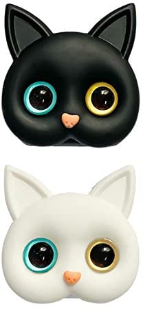 ARFUKA Phone Ring Holder Universal Phone Grip Expanding Cat Mirror Phone Grip and Stand for Phones and Tablets Pack of 2