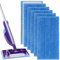 Vicloon Lingette pour Swiffer Wet Jet, 6PCS Serpillères en Microfibre Compatible Swiffer Wet Jet, Lingettes Réutilisable pour Swiffer Wet Jet, Chiffon Rechange pour Swiffer Wet Jet Balai Spray