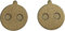 SPEDWHEL Bremsbeläge Scheibenbremse für Ninebot F20 F25 F30 F30 F30 F30 elektrische Roller Bremsbeläge Harz Halbmetall Bremsbelag Zubehör (Ganzmetall)