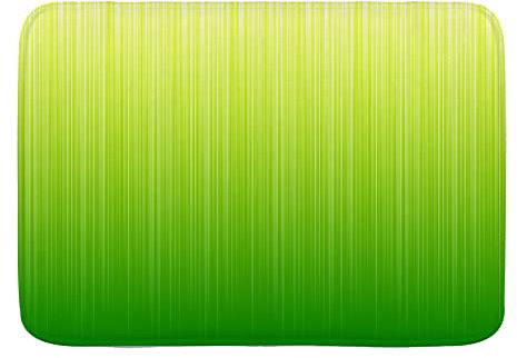 IUBBKI Decor Door Mat Durable Door Mat Lime Green Pin Striped Highlight Lines Abstract Style Futuristic Print Decorative Front Door Mat For Home Patio Bedroom 40X60Cm