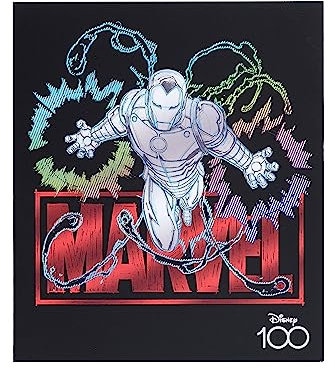 UK Greetings Marvel Greetings Card For Him/Boy/Friend With Envelope - Shiny Design, With Iron-Man