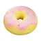 Trayosin 3D Donut Kissen rundes Plüsch Kopfkissen Sofakissen Kawaii Dekokissen Geburstagsgeschenke Sitzkissen Zierkissen Deko für Kinderzimmer 38cm (Rosa Gelb)