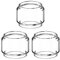 WratryParts Ersatz-Glasröhrchen für TFV16 RTA Tank, transparent, mehrfarbig, 3 Stück