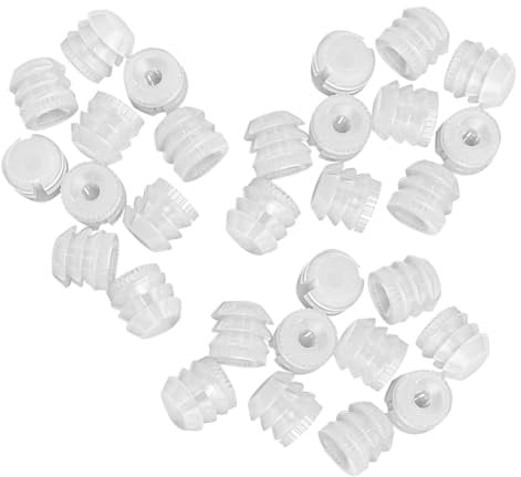 200 Pcs Plastic Hinge Dowel Inserts Cabinet Door Hinge Screw Inserts Cabinet Door Hinge Hole Dowels