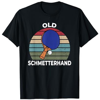 Tischtennis Spieler Old Schmetterhand T-Shirt