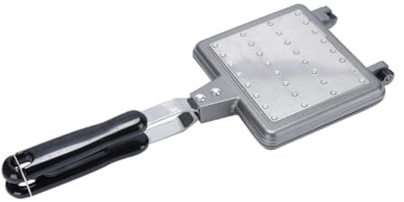 HOMSFOU Waffelpfanne Waffeleisen Antihaftbeschichtete Bratpfanne Frühstücks-Sandwich-Maker Jaffl Waffeln Backform Koch Utensilien Backgeschirr für die Küche Haushalt Schimmel Backwerkzeug