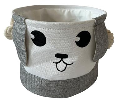 Aufbewahrungskorb Hase rund Aufbewahrungsbox Tiermotiv Kinderzimmer HTI living