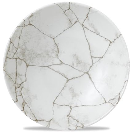 Churchill Super Vitrified Studio Prints Kintsugi Agate Grey Teller