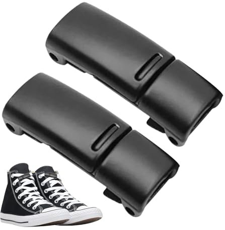 Wonsfuleu Magnetische Schnürsenkelschnalle, Magnetisches Schnürsenkelschnallenschloss - Schnellverschluss - Schnürsenkel-Schnalle, Schnürsenkel-Verbinder, Metall-Schuhschnüre-Schloss für Turnschuhe,