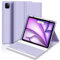 GOKOCO Keyboard Case for 2025 iPad Air 13inch M3&2024 Air 13inch M2&Pro 12.9inch 3rd/4th/5th/6th Gen Cover with Magnetically Wireless Bluetooth Keyboard for Air7 Give Full Protection with iPad-Purple