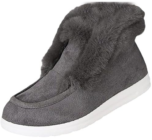 outlet angebote Winterstiefel Damen Stylisch Praktisch Winterstiefel Damen Damen Flach Rutschfeste Laufsohle Stiefel 5 euro artikel damen sneaker sale