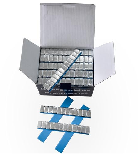 Walthart Germany seit 1928 10 KLEBEGEWICHTE 12 x 5g Auswuchtgewichte 600g Kleberiegel Verzinkt Abrisskante Wuchtgewichte auswuchten Alufelge