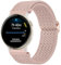 Mugust Armband für Vivoactive 5/3, Vivomove 3/HR/Luxe/Style, Forerunner 55/245/645 - Elastisches Nylon Geflochtenes Ersatzarmband für Garmin (Rosa)