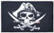 AZ FLAG Piratenflagge, Schwerter, 150 x 90 cm, mit 4 Ösen, Korsa-Pavillon für Balkon oder Wand