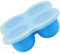 CHICAMPERA Silicone Food Freezer Tray Mit Deckel Fach Aufbewahrungsbox Für Babynahrung - Zur Aufbewahrung Von Brei Und Gemüse Für Gefrierschrank Mikrowelle Tragbar Und Praktisch
