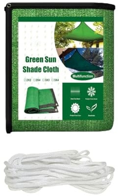 Fierudeng Gartenschirm, wetterfest, strapazierfähig, UV-beständig, Outdoor-Plane für Obst, Gemüse, Kinderzimmer, Gewächshaus, Schattierung, Balkon, Beschattung