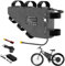 【UK Warehouse】48V 30AH Ebike Battery, Electric Bike Battery with Anti-theft Lock/Power switch, Triangle Lithium ion for 1500W 1000W 750W 500W Motor