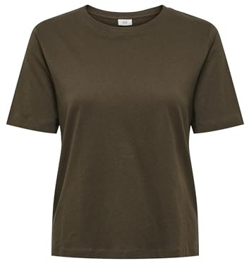 JdY Damen Jdyrex S/S Top JRS Noos, Slate Black, M