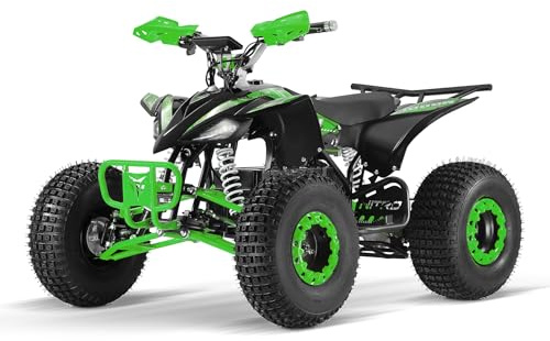 NITRO MOTORS 1000W 48V Eco midi Kinder Quad Replay Sport 8', Farbe:Grün