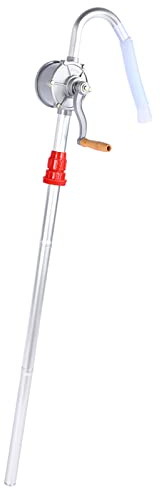 HETHLIF Hand Pump, Transmission Fluid Pump Oil Oil Transfer Drum Aluminum Alloy Hand Crank for Pumping Fuel