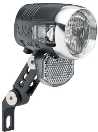 AXA Blueline 50-T Steady Auto – Dynamo Fahrradlicht – 50 Lux – Tagfahrlicht und Standlicht – StVZO zugelassen