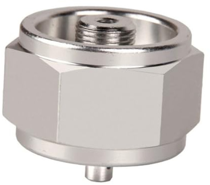 Gadpiparty Gas Tank Adapter Aluminium Outdoor Camping Gaskocher Konverter für Lange Gasflaschen Stabiles Auslaufsicheres Verbindungsstück für Picknick Grillen Wandern