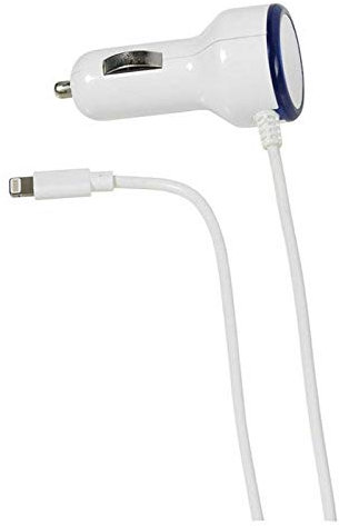 Vivanco 36302 Kfz-Ladegerät für iPhone/iPad, Lightning, 1 m, 12 V