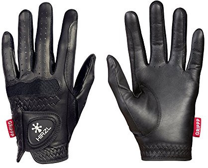 HIRZL GRIPPP Elite Driver, Unisex Reithandschuhe (8, Black)