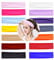 VEGCOO 14 Stück Haarband Mädchen, Bunt Yoga Baumwoll Haarband, Elastisches Stretch Mädchen Stirnband, Ballett Damen Haarband für Sport Pilates Fitness