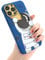 Yonds Queen for iPhone 11 Pro Cute Case, Cool Cartoon Astronaut Space Design Stylish Bumper Soft TPU Rubber Protective Anti-Slip Shockproof Creative Case(Blue Telescope, iPhone 11 Pro)