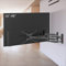 Barkan Soporte TV de Pared 104cm de Largo Brazo Doble, Inclinable y Giratorio, Articulado, para Pantallas de 13-90 Pulgadas, Peso máximo 60Kg, Extra Estable, para LED OLED LCD, hasta VESA 600x400