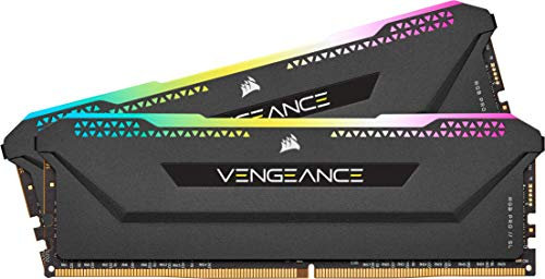 Corsair Vengeance RGB Pro SL 64GB (2x32GB) DDR4 3600 MHz C18 Módulos de Memoria de Alto Rendimiento (Iluminación Dinámicaa RGB, Tiempos de Respuesta Reducidos) Negro