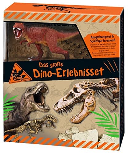 moses. Das große Dino-Erlebnisset T-Rex, Ausgrabungsset und Dino-Spielfigur für Kinder, realistisches 3D-Skelett des Tyrannosaurus-Rex zum Ausgraben, für Dinosaurier Fans