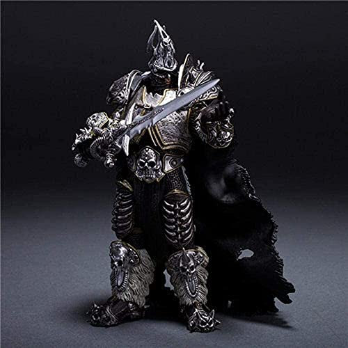 Eamily WOW Death Knight Arthas Anime Action Figure Collectible Model Statue Spielzeug PVC Figuren (16 cm)
