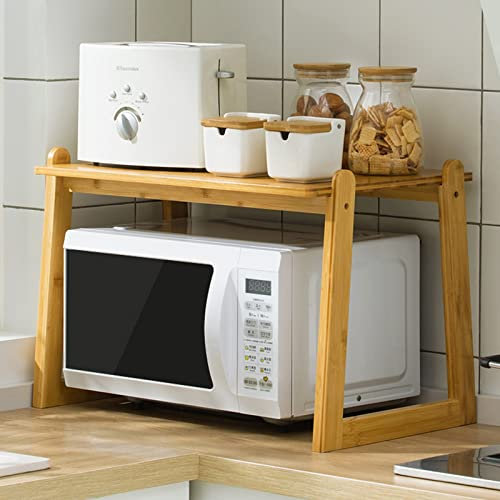 Organizador De Mostrador, Soporte De Madera for Microondas Soporte for Horno Microondas Organizador De Cubiertos De Cocina Organizador for El Hogar Y La Oficina LYWY ( Color : A , Size : 80X35X40CM )