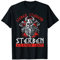 Rocker Rock Punk Bekleidung & Geschenkideen - Lieber Stehend Sterben Als Kniend Leben Deutschrock T-Shirt - Unisex-Erwachsene - Schwarz - Small - Kurzarm