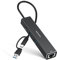 RSHTECH 10Gbps USB C Hub with Ethernet Adapter, 4-Port USB-C 3.2 Splitter with 3x 10Gbps Data Ports (2A+1C) and 1Gbps Network Adapter for Type-A/Type-C/Thunderbolt Port Laptops and More (RSH-ST310)