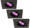Ledvion - 3X LED Einbauspots Sevilla, Dimmbare, 3W, 6500K, Ø92 mm, Weiß, 2 Jahre Garantie