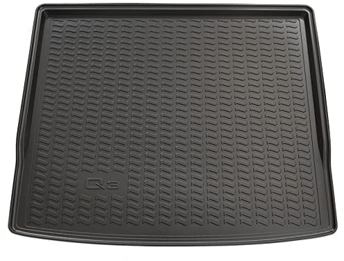 Audi 83A061180A Gepäckraumschale Kofferraumeinlage, mit Q3 Schriftzug, nur für Plug-in-Hybrid (PHEV) und RSQ3, nur für oberste Ladebodenposition