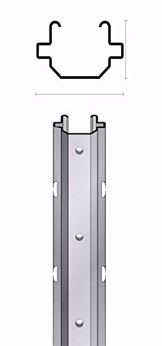 MARRA EDILE SET 5 PEZZI PALO CON ASOLE INTERNE PALI VIGNETO RECINZIONE ACCIAIO ZINCATO H 250CM