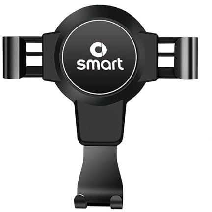 HEYCE Supporto per Telefono Cellulare per Auto per Smart Fortwo 451 450 452 453 454 Forfour Supporto per cruscotto GPS Navigazione Accessori Interni per Montaggio a gravità,Black
