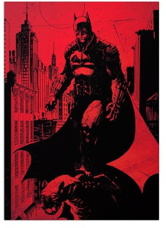 Displate Offiziell DC Comics MetallPoster Magnetische Befestigung Inklusive Lizenziert Bilder Hochwertiges Poster Batman Movie 2022 - The Batman 45 cm x 32 cm